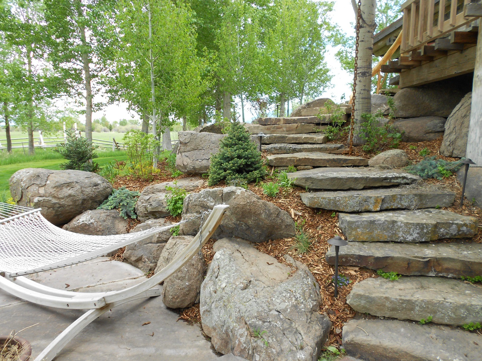 Rustic Stone Stairs