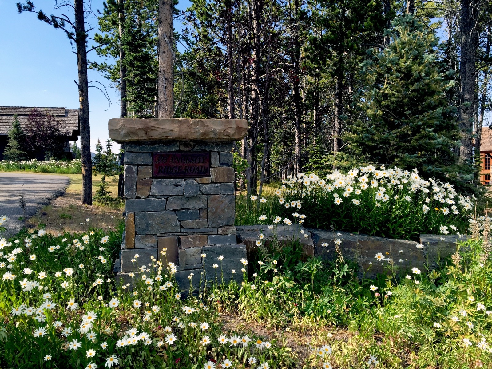 Entry Gate with Wildflowers