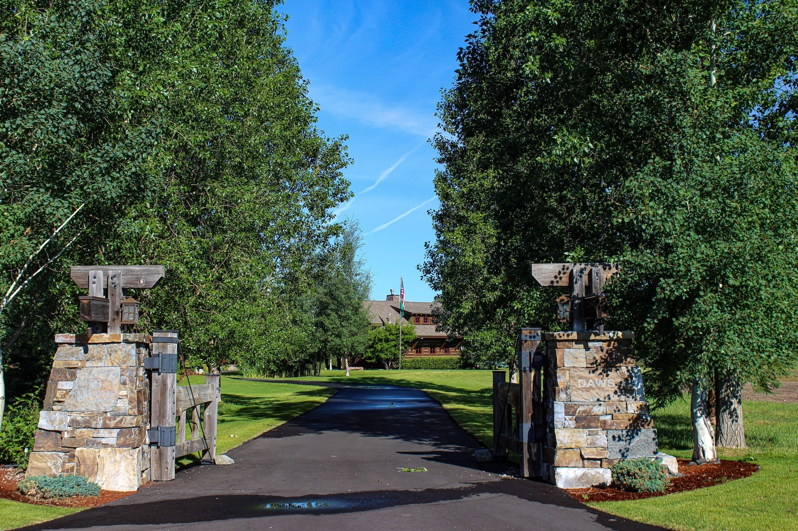 Stone Entry Gate